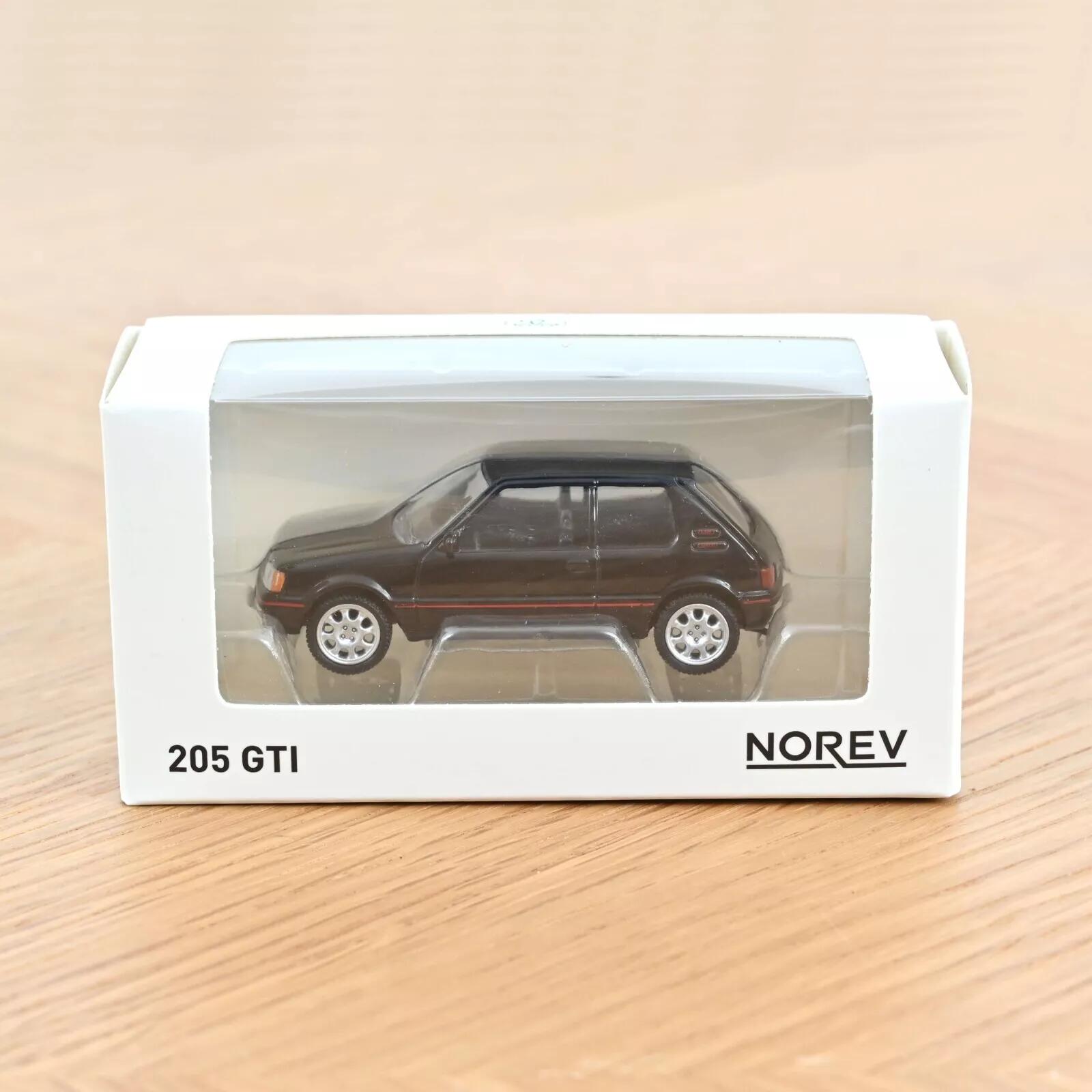 �ڹ���߸��ʡۥΥ�� 1/54 �ץ��硼 205 GTI 1988 �֥�å� NOREV Peugeot 205 GTI Jet-Car �ߥ˥���