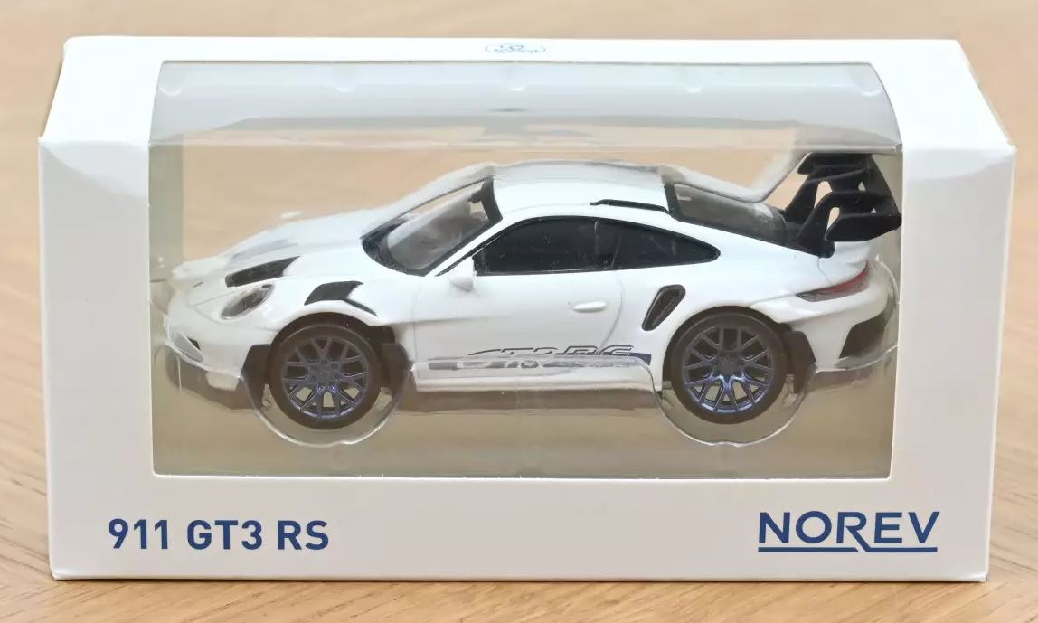 �ڹ���߸��ʡۥΥ�� 1/43 �ݥ륷�� 911 992 GT3 RS 2022 �ۥ磻�� / �֥롼 NOREV PORSCHE 911 GT3 RS �ߥ˥���