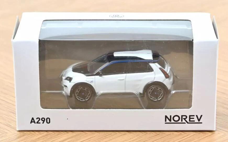 �ڹ���߸��ʡۥΥ�� 1/64 ����ԡ��� A290 GTS 2025 �ۥ磻�� �ץ�ߥ����� ���ǥ������ �١��� NOREV ALPINE JET CAR