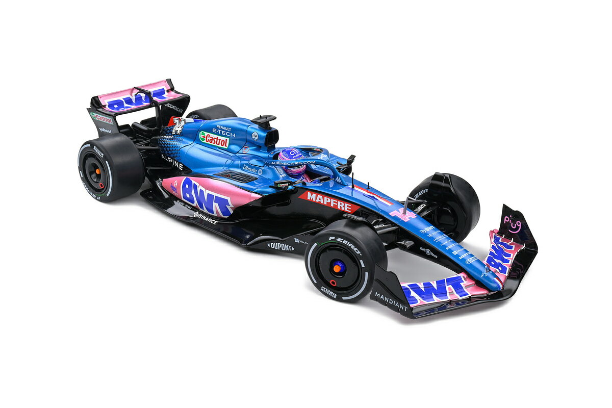 ソリド 1/18 アルピーヌ F1 A522 14 フェルナンド アロンソ 2022 モナコGP ミニカー SOLIDO ALPINE S1808803