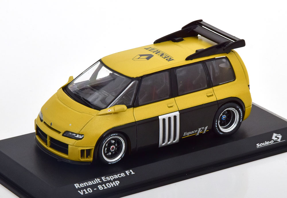 樂天商城 - ソリド 1/43 ルノー エスパス F1 1994 ゴールド/ブラック SOLIDO RENAULT Espace F1 【国内在庫品】