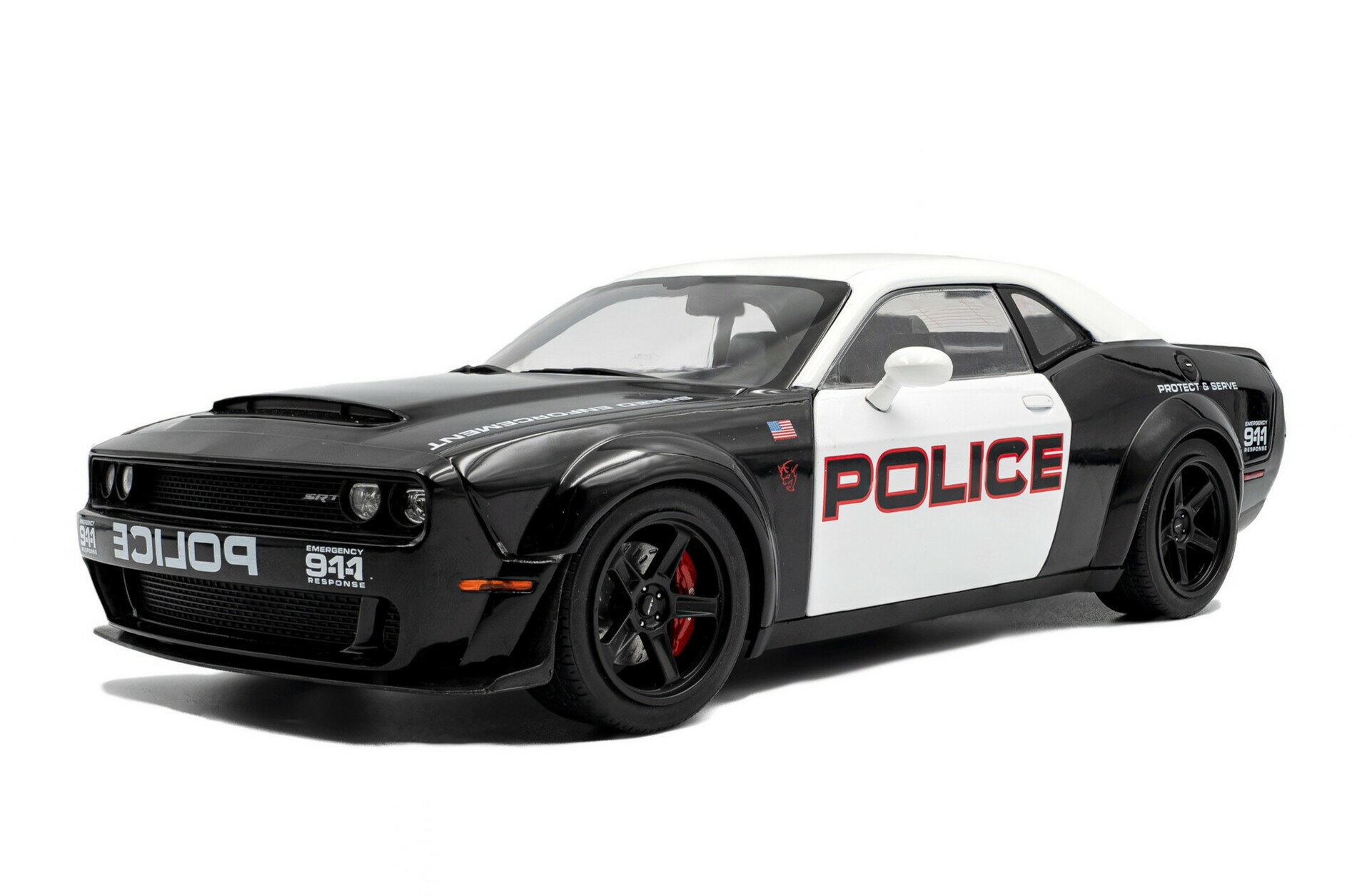 樂天商城 - ソリド 1/18 ダッジ チャレンジャー R/T スキャットパック ワイドボディ ハイウェイポリス 2023 SOLIDO Dodge Challenger 【国内在庫品】