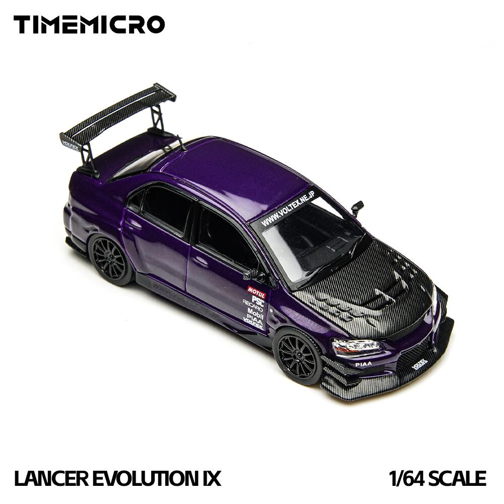Rakuten - TimeMicro 1/64 PSC デザイン 三菱 ランサー エボリューション 9 パープル PSC DESIGN Mitsubishi LANCER EVOLUTION IX　【国内在庫品】