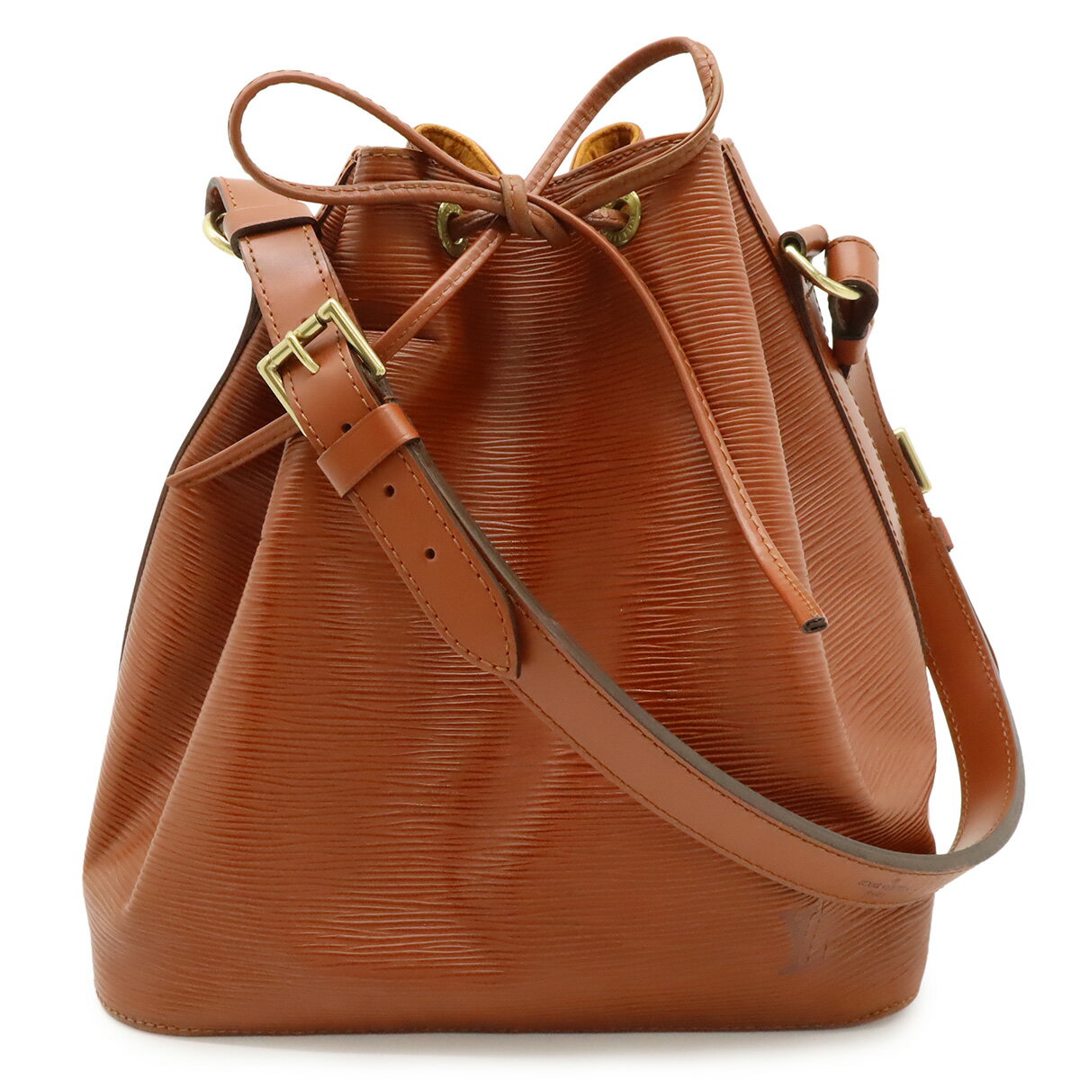 Rakuten - LOUIS VUITTON ルイ ヴィトン エピ プチノエ 巾着 ショルダーバッグ セミショルダー ワンショルダー 肩掛け ケニアブラウン M44103 【中古】