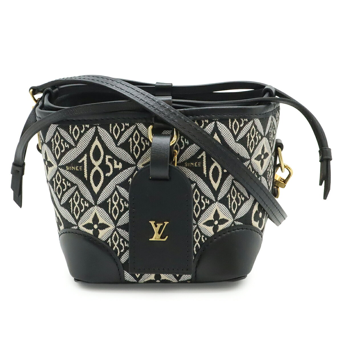 Rakuten - LOUIS VUITTON ルイ ヴィトン モノグラムジャガード SINCE 1854 ノエ パース ショルダーバッグ ポシェット 2WAY ポーチ ノワール ブラック M69973 【中古】