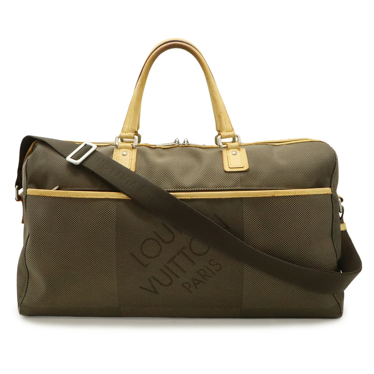 乐天商城 - LOUIS VUITTON ルイ ヴィトン ダミエジェアン アルバトロス ボストンバッグ トラベルバッグ 旅行 2WAY ショルダーバッグ テール カーキ M93602 【中古】