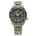 SEIKO セイコー PROSPEX プロスペックス ダイバースキューバGMT グリーン文字盤 メンズ AT オートマ 腕時計 6R54-00D0 SBEJ009 【中古】(2)