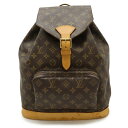 LOUIS VUITTON ルイ ヴィトン モノグラム モンスリGM リュックサック バッグパック ショルダーバッグ M51135 【中古】