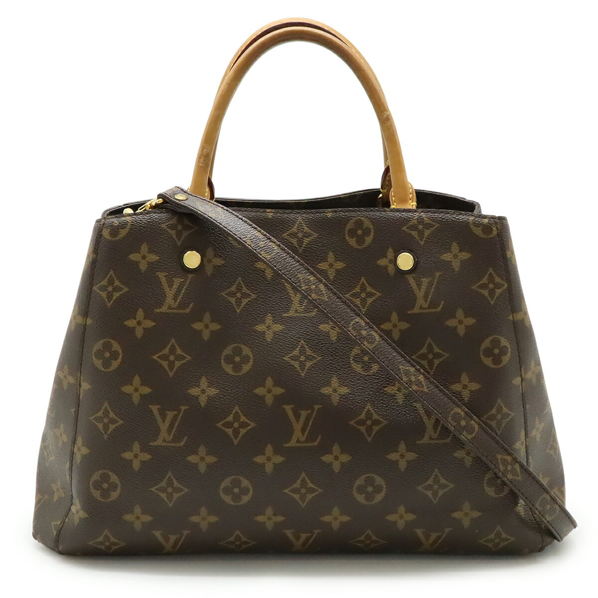 Rakuten - LOUIS VUITTON ルイ ヴィトン モノグラム モンテーニュMM ハンドバッグ 2WAY ショルダーバッグ 斜め掛け M41056 【中古】