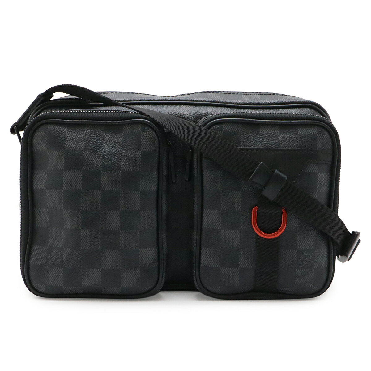 樂天商城 - LOUIS VUITTON ルイ ヴィトン ダミエグラフィット ユーティリティ メッセンジャー ショルダーバッグ 斜め掛け N40280 【中古】