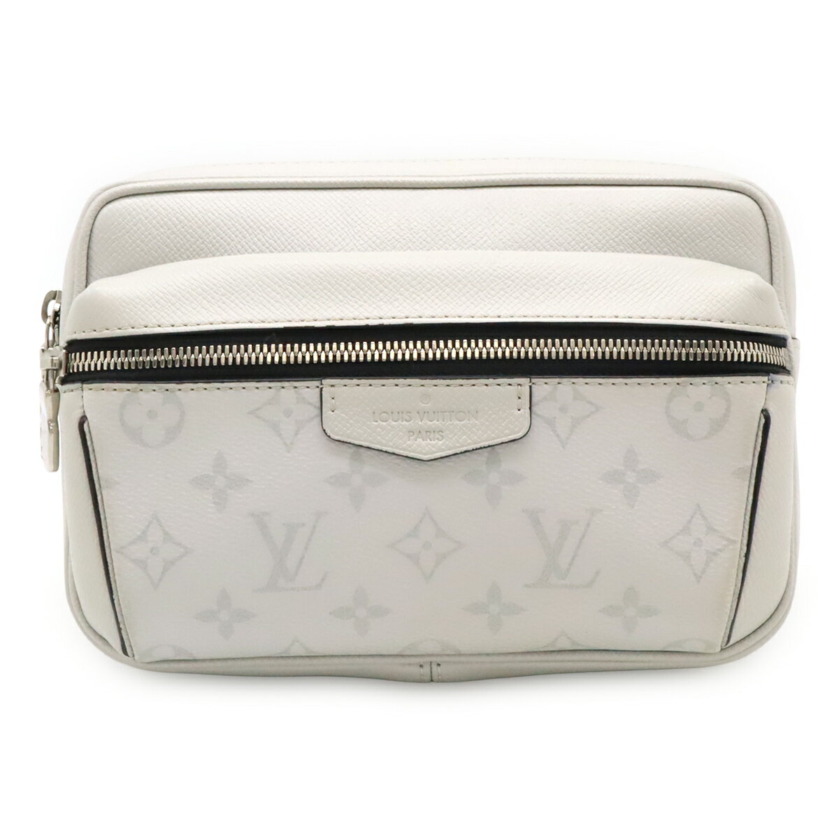 Men'S Bag - LOUIS VUITTON ルイ ヴィトン タイガラマ バムバッグ アウトドア ウエストバッグ ボディバッグ ショルダー アンタークティカ ホワイト 白 M30247 【中古】