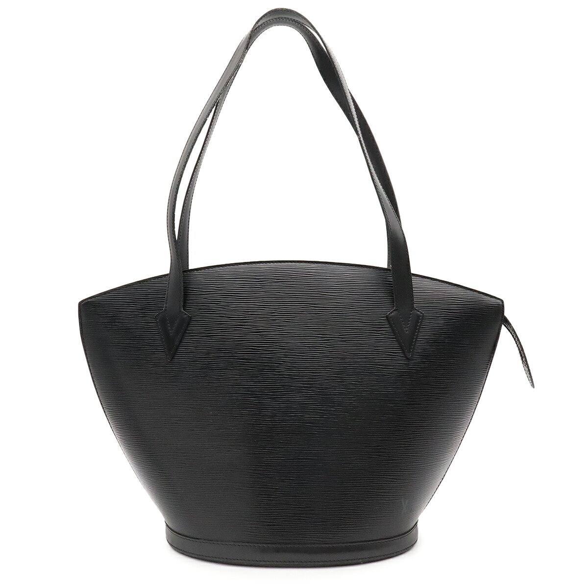 商品説明 程度 中古 ABランク サイズ W26cm-44cm H30cm D17cm 材質 エピレザー カラー ノワール 仕様 内側ファスナーポケット1 付属品 なし 重さ 約780g コンディション 外側 キズ、スレ、コバ剥がれ、ヒビ 内側 薄汚れ、スレ ショルダー 折れ癖、シワ、コバ毛羽立ち、剥がれ、ヒビ 金具 スレ、メッキ剥げ 特記事項 製造番号 AS0956 コメント 使用感はございますが、まだまだご愛用いただけるお品物でございます。ショルダーが長く肩掛けができるので大変使いやすいサンジャック・ショッピング。収納力もしっかりあり、色味とフォルムで使うシーンを選ばず、非常に便利なアイテムでございます。