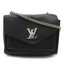 LOUIS VUITTON ルイ ヴィトン マイロックミー チェーン ショルダーバッグ セミショルダー 肩掛け レザー ノワール 黒 ブラック M51418 【...