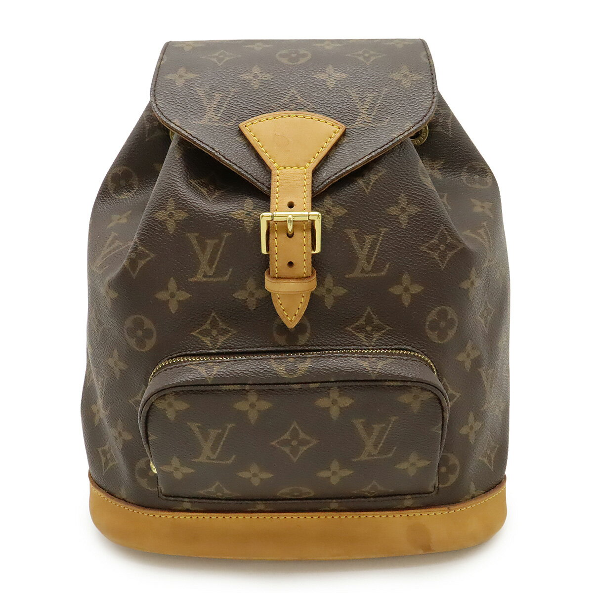 LOUIS VUITTON ルイ ヴィトン モノグラム モンスリMM リュックサック バックパック ショルダーバッグ M51136 【中古】