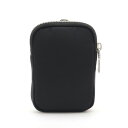 PRADA プラダ マルチポーチ 小物入れ 2VZ043付属品 ポーチのみ ナイロン ブラック 黒 シルバー金具 2WAY 【中古】