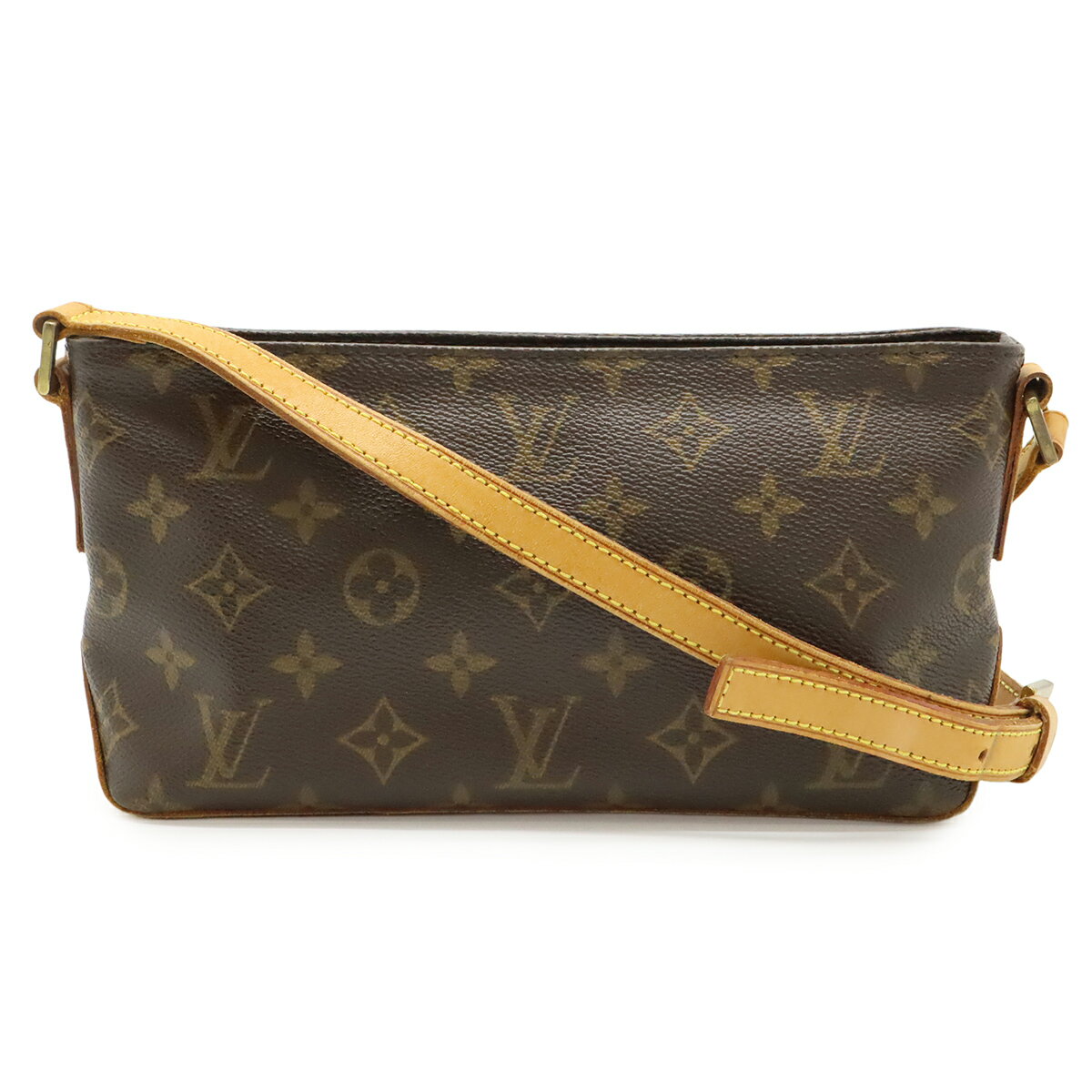 乐天商城 - LOUIS VUITTON ルイ ヴィトン モノグラム トロター ショルダーバッグ ポシェット 斜め掛け M51240 【中古】