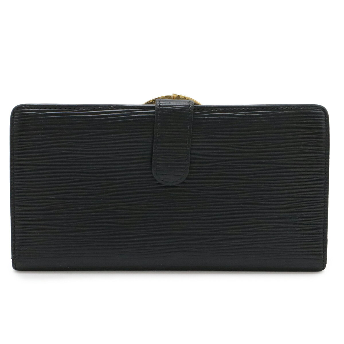 LOUIS VUITTON ルイ ヴィトン エピ コンチネンタル ヴィエノワ ガマ口 がま口 長財布 レザー ノワール 黒 ブラック ゴールド金具 M63252 【中古】