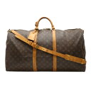 LOUIS VUITTON ルイ ヴィトン モノグラム キーポル バンドリエール60 ボストンバッグ 旅行カバン トラベル 2WAY ショルダーバッグ M414...