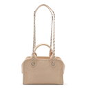 CHANEL シャネル ココマーク ドーヴィル ボーリングバッグ ハンドバッグ 2WAY チェーンショルダー キャビアスキン ライトピンクベージュ A92757...