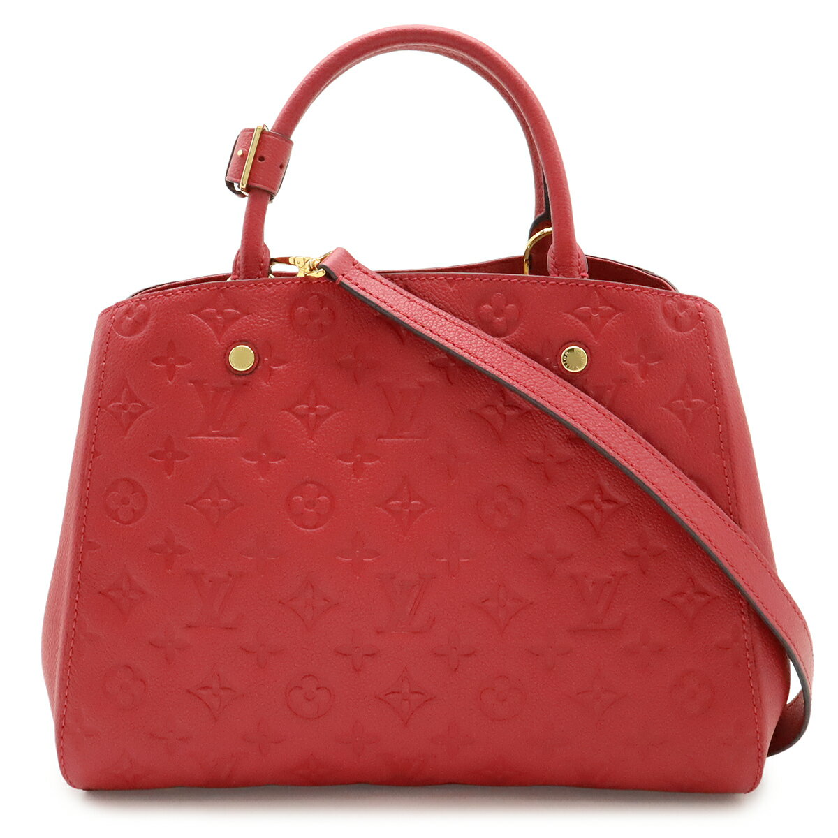 Rakuten - LOUIS VUITTON ルイ ヴィトン モノグラムアンプラント モンテーニュMM ハンドバッグ 2WAY ショルダーバッグ ダリア フューシャ ピンク M41196 【中古】