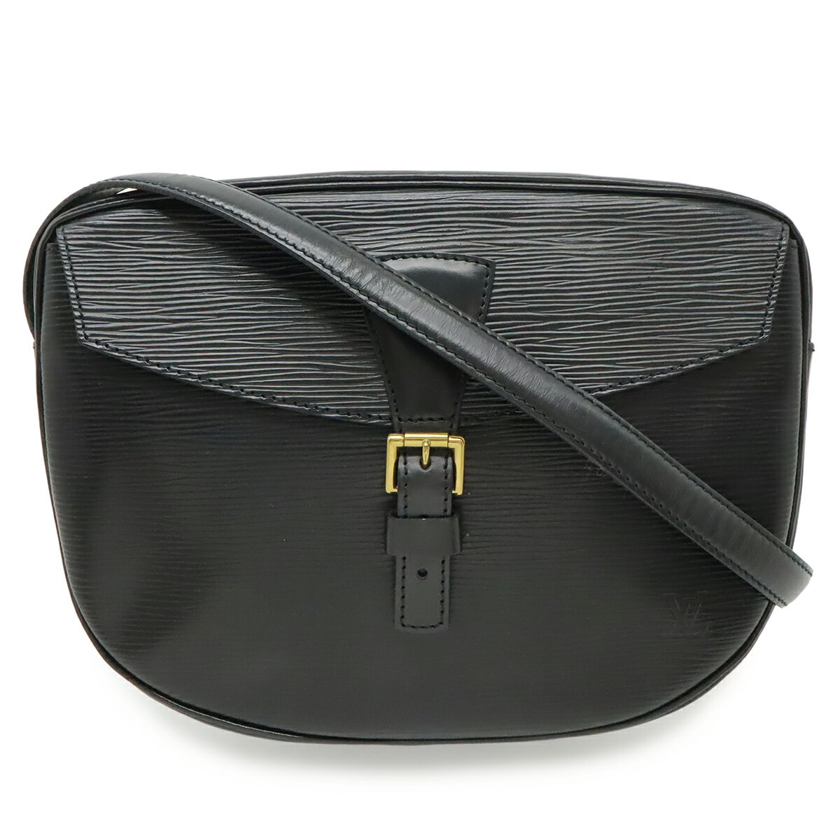 樂天商城 - LOUIS VUITTON ルイ ヴィトン エピ ジュヌフィーユ ショルダーバッグ ポシェット レザー ノワール 黒 ブラック ゴールド金具 M52152 【中古】