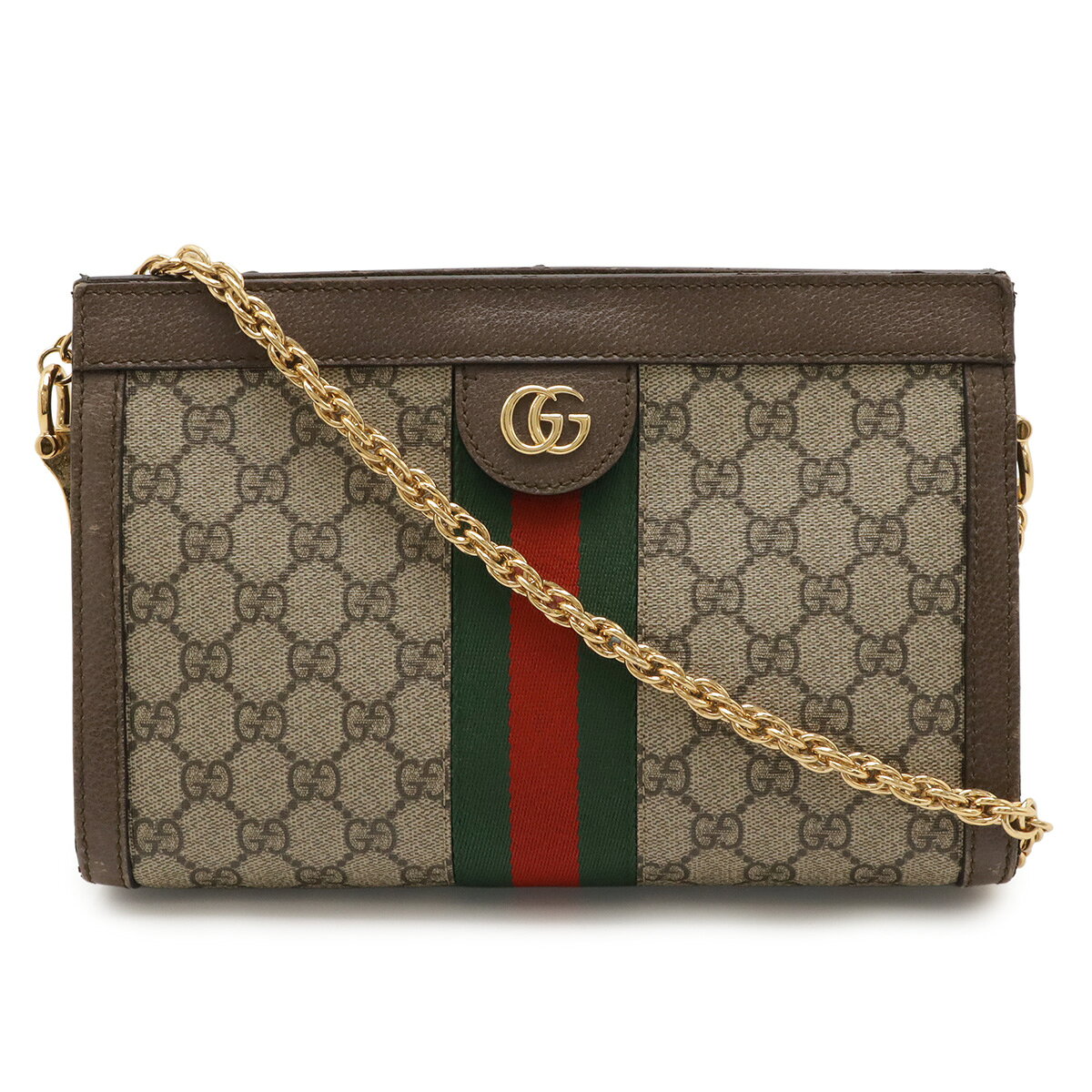 GUCCI グッチ バッグ オフィディア GGスモールチェーンショルダーバッグ ベージュ/ダー ﾊﾞｯｸﾞ 503877 ショルダーバッグ
 GGスプリームキャンバス/レザー/ PVCコーティングキャンバス ベージュ レディース【中古】208 楽天市場】グッチ 503877の通販