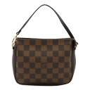 LOUIS VUITTON ルイ ヴィトン ダミエ トゥルース メイクアップ アクセサリーポーチ コスメポーチ 化粧ポーチ ハンドバッグ N51982 【中古】