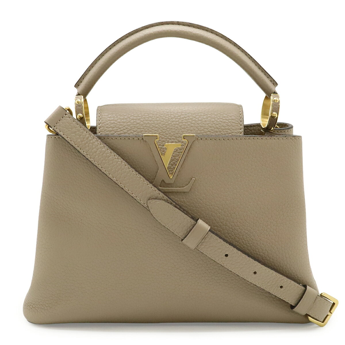 樂天商城 - LOUIS VUITTON ルイ ヴィトン カプシーヌBB ハンドバッグ 2WAY ショルダーバッグ トリヨンレザー ガレ グレージュ系 M94634 【中古】