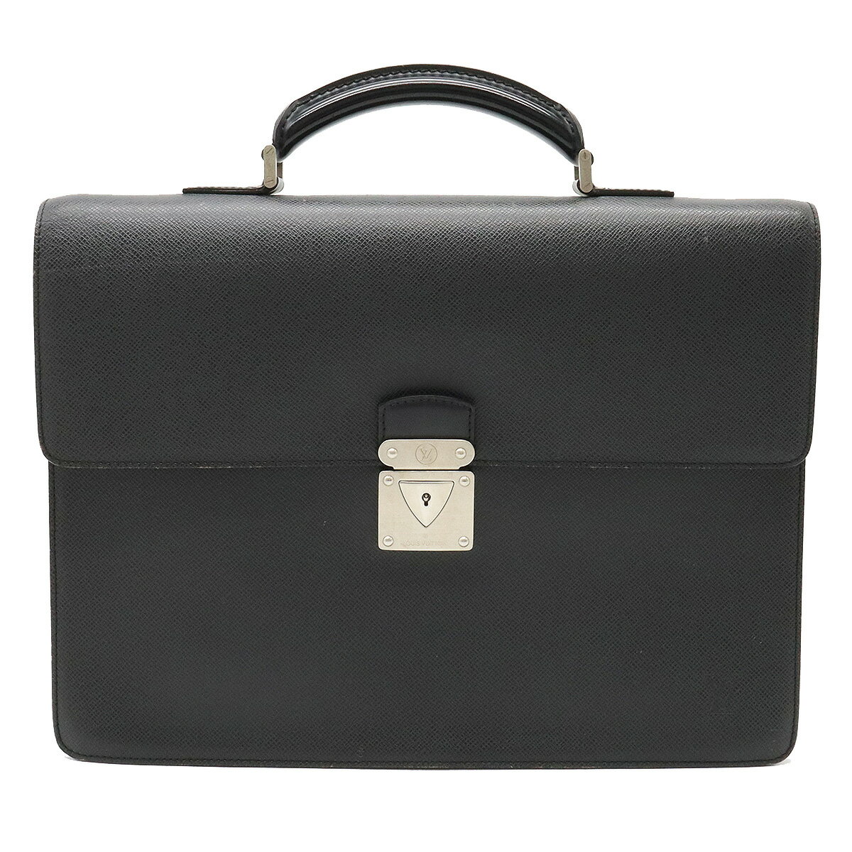 【バッグ】LOUIS VUITTON ルイ ヴィトン タイガ ラギート 書類カバン ブリーフケース ビジネスバッグ レザー アルドワーズ 黒 ブラック M31092 【中古】