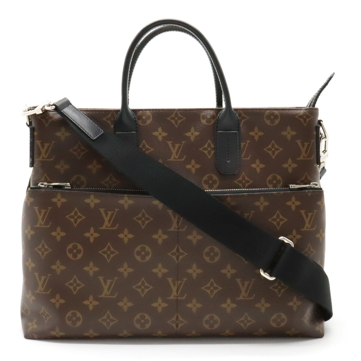 【バッグ】LOUIS VUITTON ルイ ヴィトン モノグラムマカサー 7 DW ビジネスバッグ 書類カバン ハンドバッグ トートバッグ 2WAYショルダーバッグ M61288 【中古】
