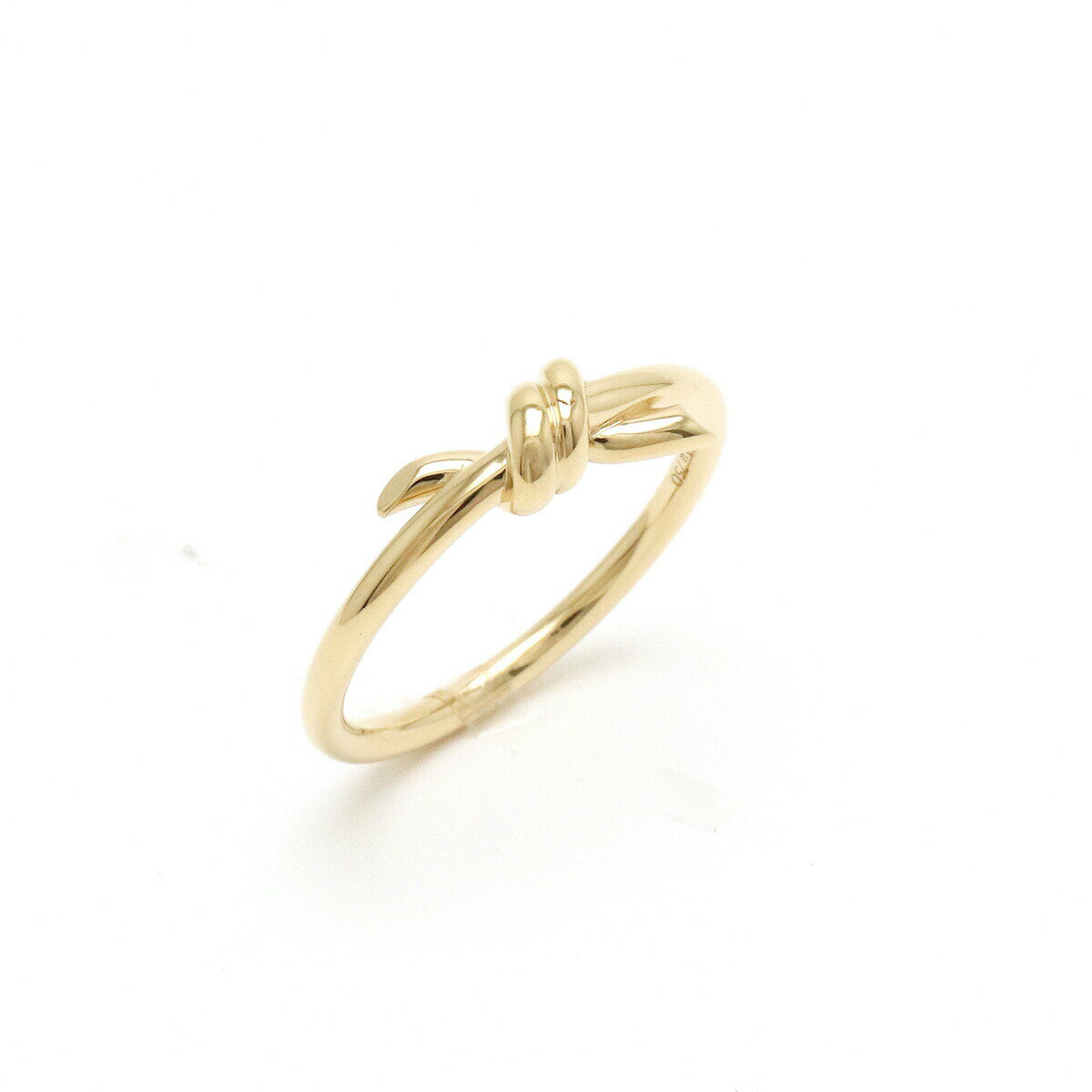 【ジュエリー】【新品仕上げ済】TIFFANY&Co. ティファニー ノット リング 指輪 13号 #13 K18YG Au750 イエローゴールド 【中古】のサムネイル