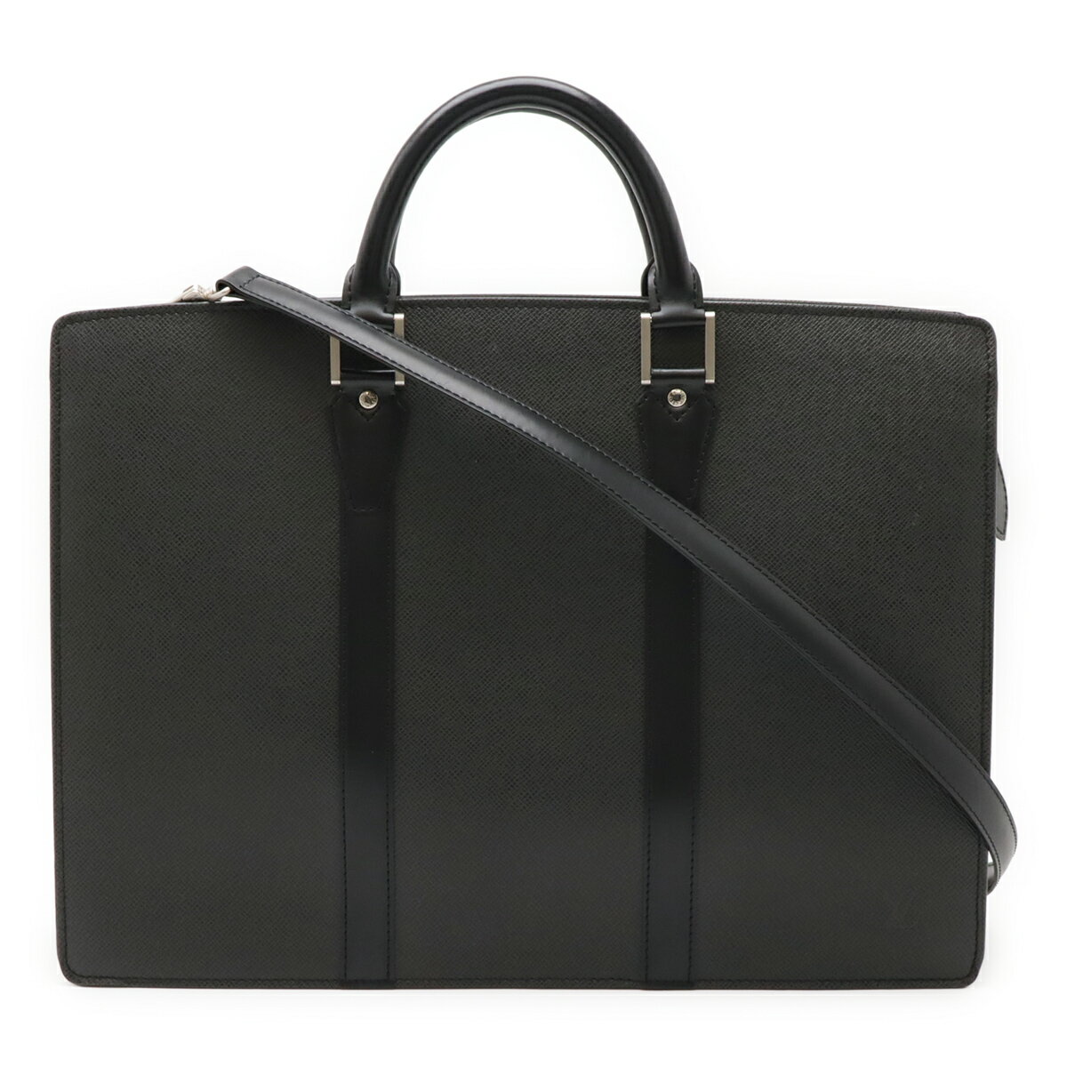 LOUIS VUITTON ルイ ヴィトン タイガ ポルトドキュマン ロザン ビジネスバッグ 2WAY ショルダーバッグ アルドワーズ ブラック 黒 M30052 【中古】