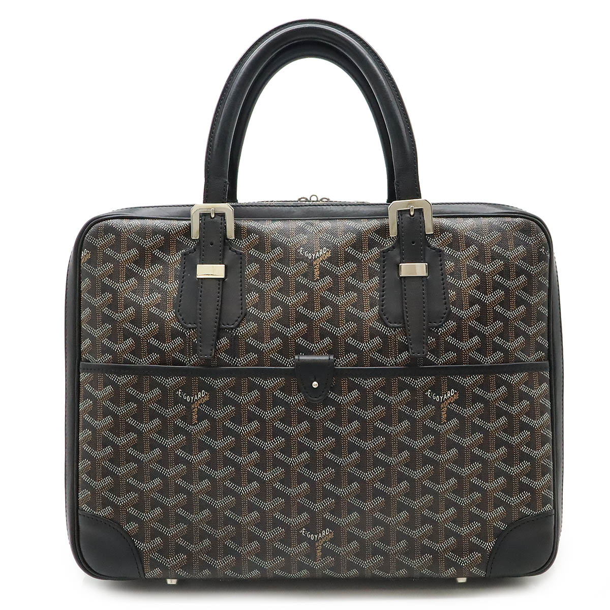 GOYARD ゴヤール アンバサードPM ビジネスバッグ ブリーフケース ハンドバッグ ヘリンボーン ...