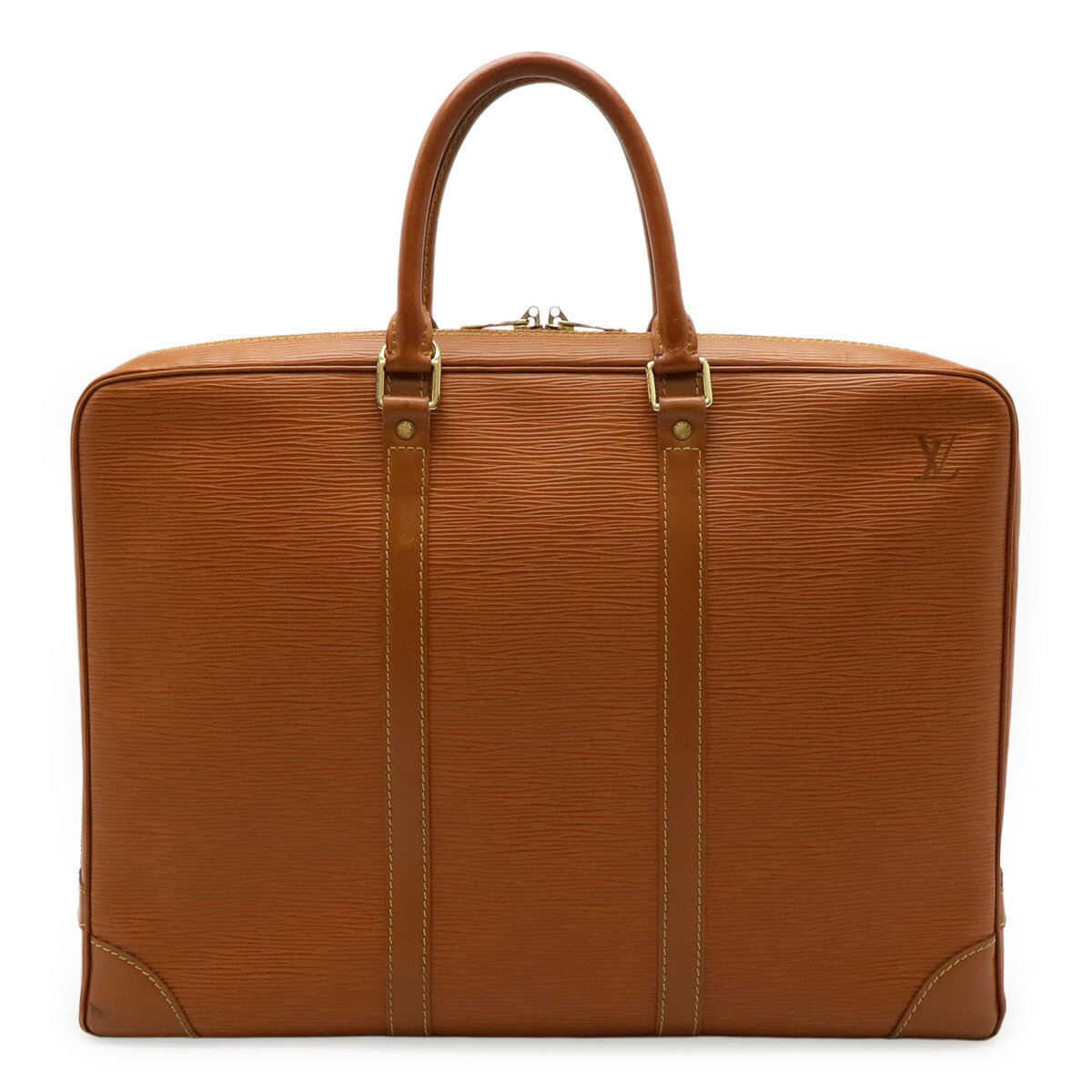 LOUIS VUITTON ルイ ヴィトン エピ ポルト ドキュマン ヴォワヤージュ ビジネスバッグ ブリーフケース ジパングゴールド ゴールド金具 M54478 【中古】