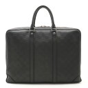 LOUIS VUITTON ルイ ヴィトン ダミエアンフィニ PDV ポルト ドキュマン ヴォワヤージュ ブリーフケース ビジネスバッグ オニキス 黒 N411...
