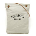 HERMES エルメス サック アリーヌGM ショルダーバッグ ワンショルダー セミショルダー トワルシェブロン レザー ナチュラル キャメル 【中古】(4)