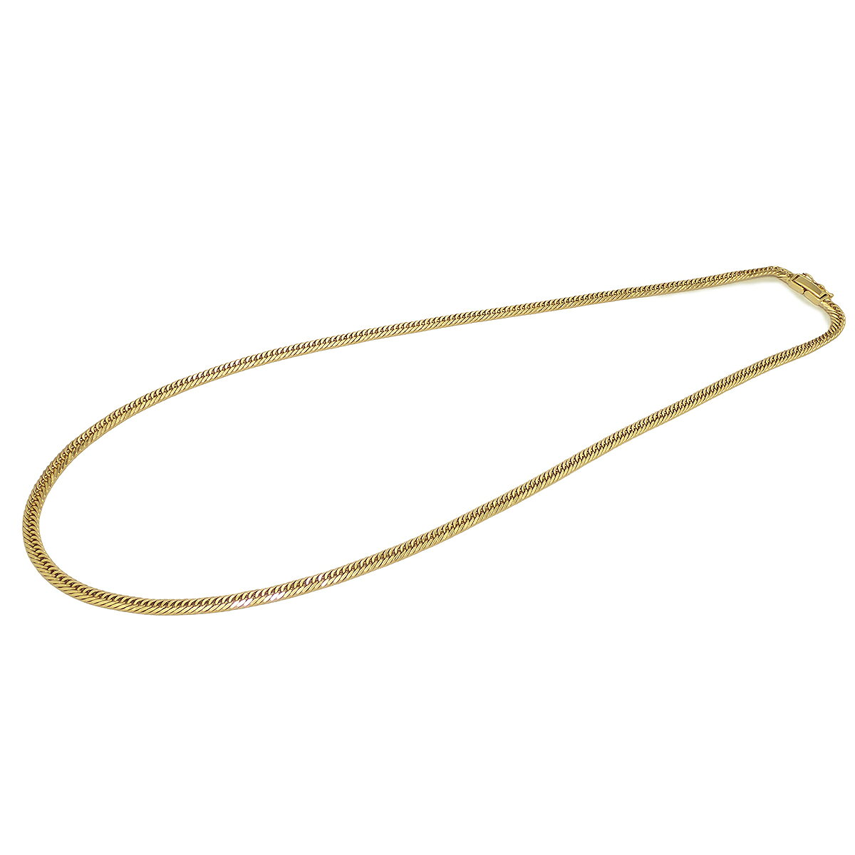 Blumin 楽天市場店のKIHEI 喜平 キヘイ ネックレス K18 18金 ゴールド 20.2g 50.0cm YG 8面T トリプル 日本造幣局検定マーク入り 20g 前後 【中古】｜アングル2