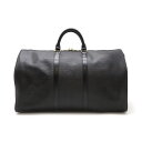 LOUIS VUITTON ルイ ヴィトン エピ キーポル50 ボストンバッグ 旅行カバン トラベルバッグ レザー ノワール ブラック ゴールド金具 M4296...