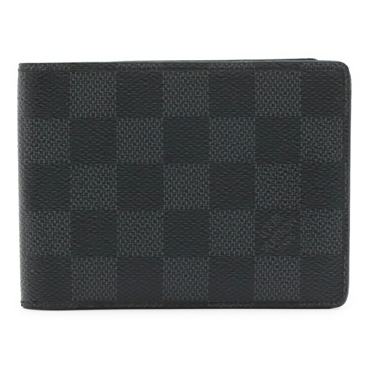 LOUIS VUITTON ルイ ヴィトン ダミエグラフィット ポルトフォイユ ミュルティプル 2つ ...