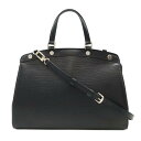LOUIS VUITTON ルイ ヴィトン エピ ブレアMM ハンドバッグ 2WAY ショルダーバッグ 肩掛け ノワール 黒 ブラック シルバー金具 M4032...