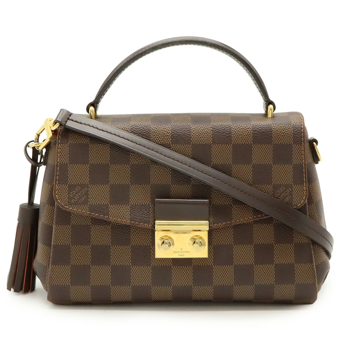 Louis Vuitton クロワゼット タッセルハンドバッグ ショルダーバッグ ルイヴィトン☆キュートなサイズが魅力的♪クロワゼット (Louis