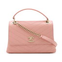 CHANEL シャネル Vステッチ ココマーク スモール トップハンドル ハンドバッグ 2WAY チェーンショルダー ショルダーバッグ レザー ピンク A57147 【中古】(4)