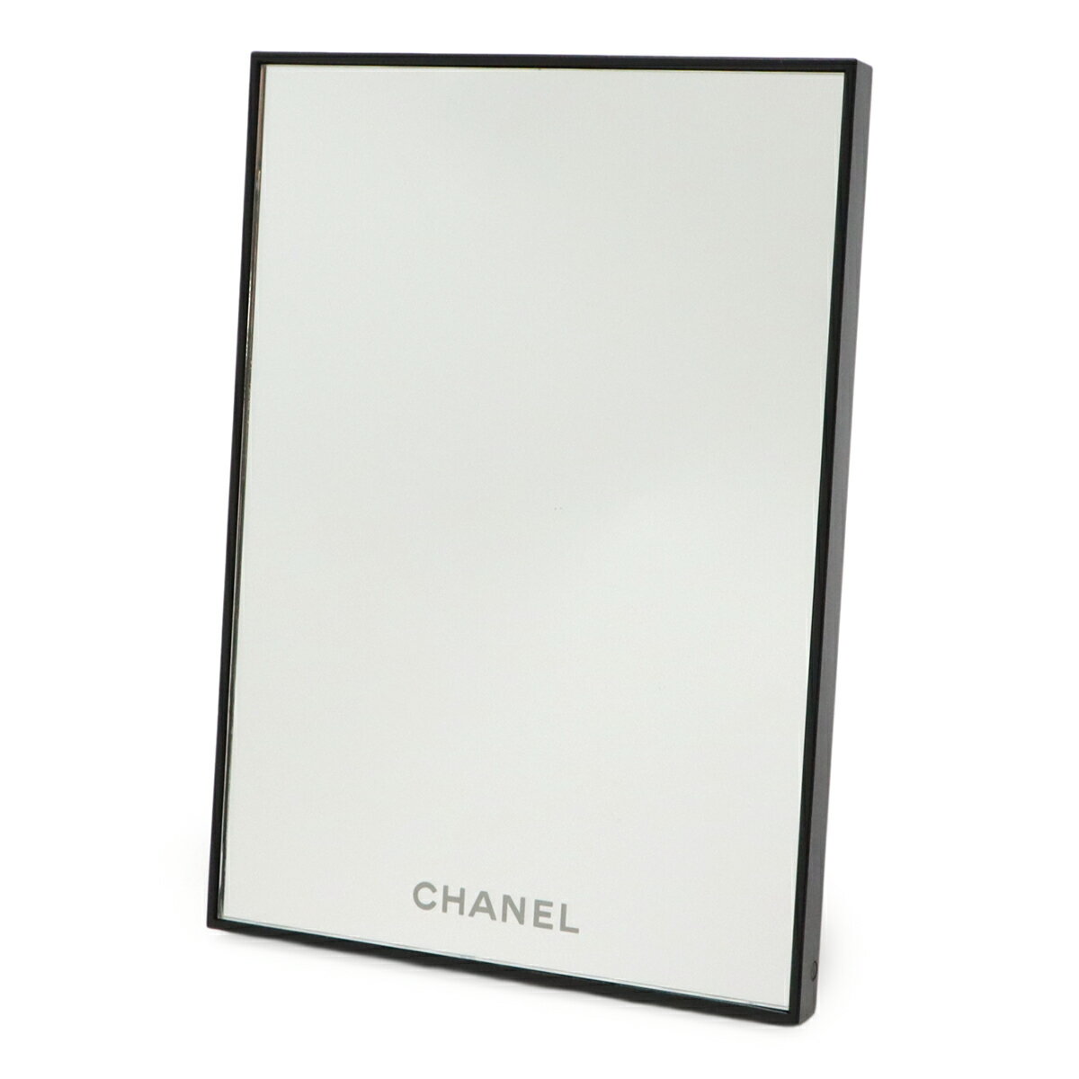 CHANEL シャネル ハンドミラー スタンドミラー 2WAY 手鏡 かがみ カガミ スクエア ノベルティ 非売品 ブラック 黒 【中古】