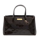 LOUIS VUITTON ルイ ヴィトン モノグラムヴェルニ ウィルシャーPM ハンドバッグ トートバッグ エナメルカーフ アマラント M93641 【中古】|詳細画像