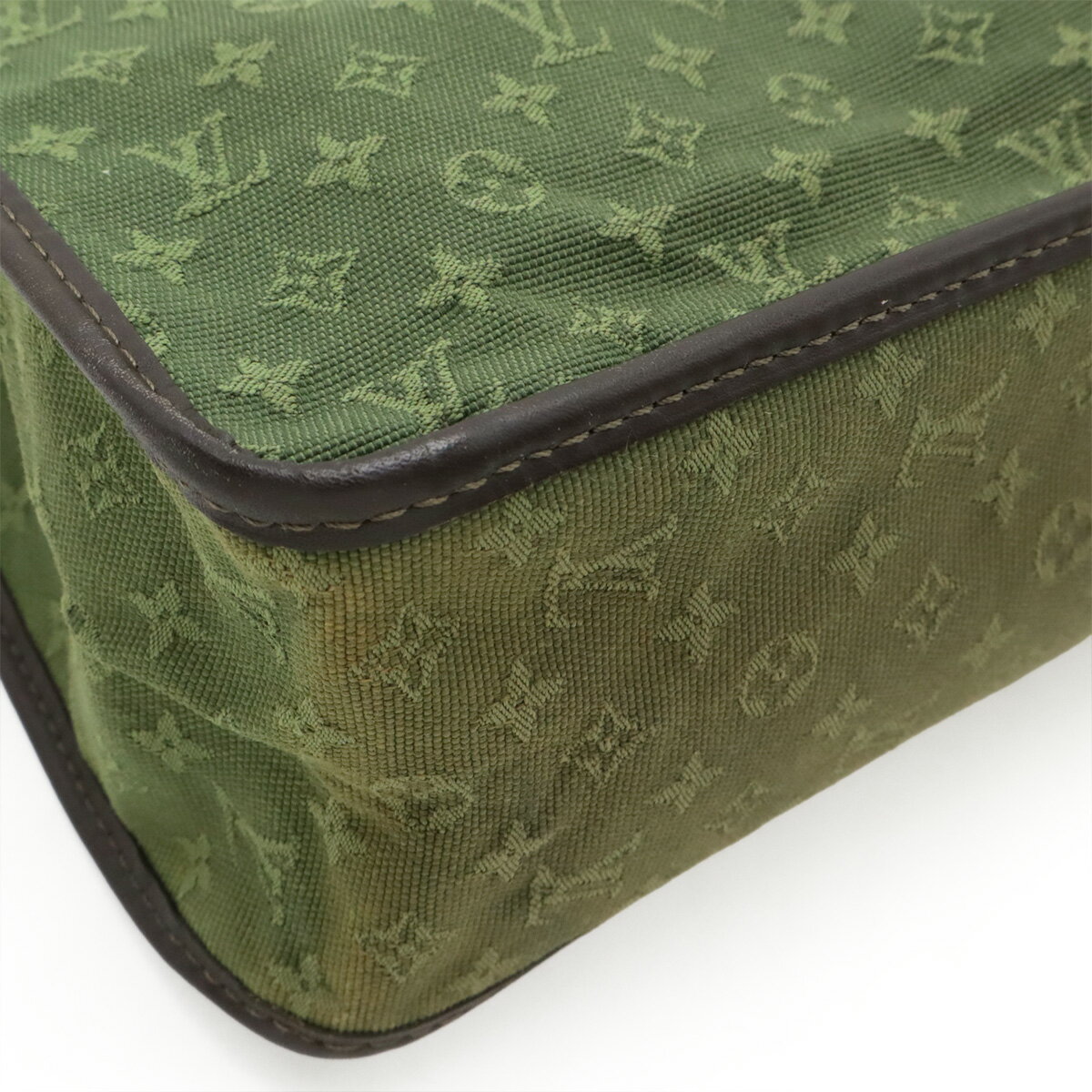 LOUIS VUITTON ルイ ヴィトン モノグラムミニ サックキャトリーン ハンドバッグ ミニバッグ トートバッグ TSTカーキ グリーン M92327 【中古】
