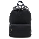 BALENCIAGA バレンシアガ WHEEL ウィール バックパック リュックサック ナイロンキャンバス ブラック 黒 ネイビー 紺 ホワイト 白 56579...