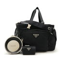 PRADA プラダ RE-NYLON リナイロン トライアングルロゴ ペットバッグ ペットキャリー ボストンバッグ 2WAY ショルダーバッグ NERO ブラッ...