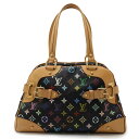 LOUIS VUITTON ルイ ヴィトン モノグラムマルチカラー クラウディア ハンドバッグ ショルダーバッグ 肩掛け ノワール 黒 ブラック M40194 【中古】(4)