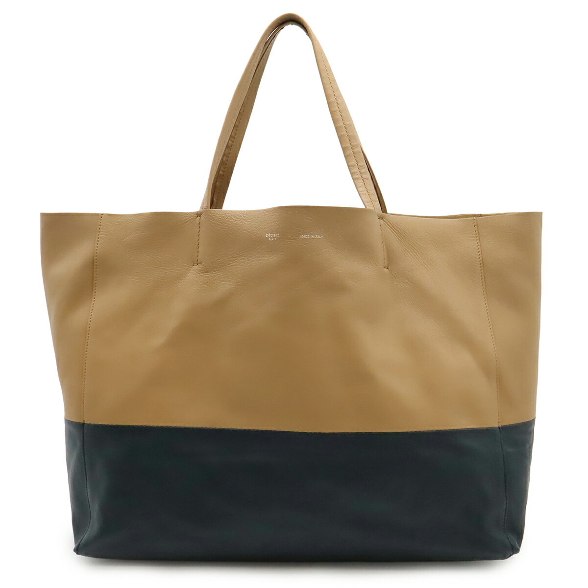 楽天市場】CELINE セリーヌ ホリゾンタルカバ レザー トートバッグの通販