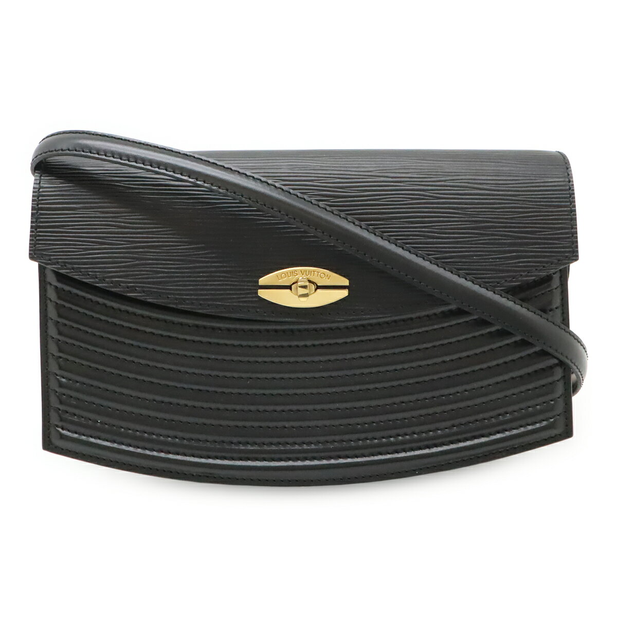 Rakuten - LOUIS VUITTON ルイ ヴィトン エピ プレブール ショルダーバッグ ポシェット 2WAY クラッチバッグ ノワール 黒 ブラック M52562 【中古】